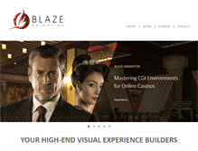 Tablet Screenshot of blazereel.com